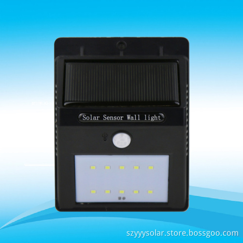 Solar Powered Sensor Lamps Led Solar Induction Wall Light